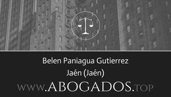 abogado Belen Paniagua Gutierrez en Jaén