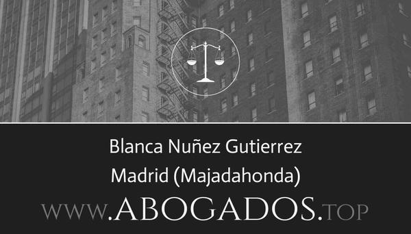 abogado Blanca Nuñez Gutierrez en Majadahonda