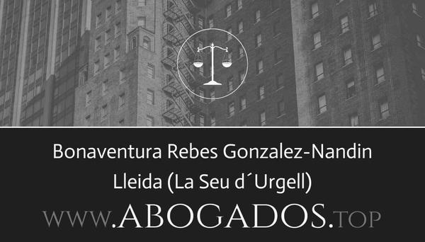 abogado Bonaventura Rebes Gonzalez-Nandin en La Seu d´Urgell