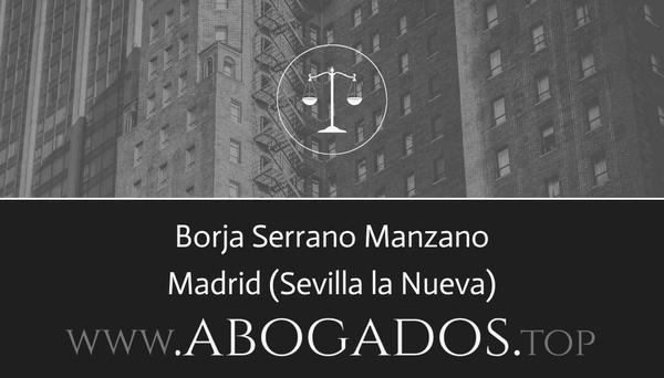 abogado Borja Serrano Manzano en Sevilla la Nueva