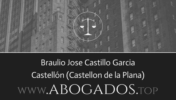 abogado Braulio Jose Castillo Garcia en Castellon de la Plana