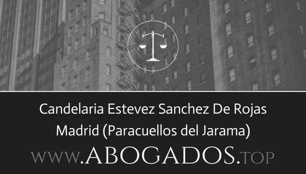 abogado Candelaria Estevez Sanchez De Rojas en Paracuellos del Jarama