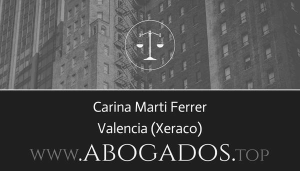 abogado Carina Marti Ferrer en Xeraco
