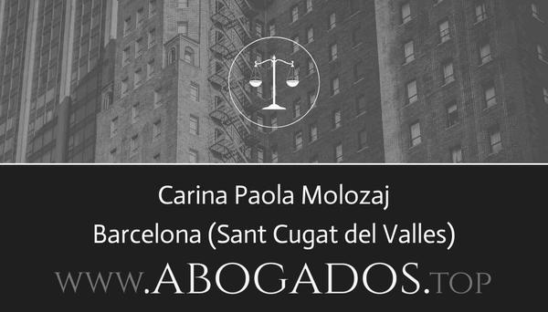 abogado Carina Paola Molozaj en Sant Cugat del Valles