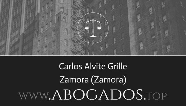 abogado Carlos Alvite Grille en Zamora