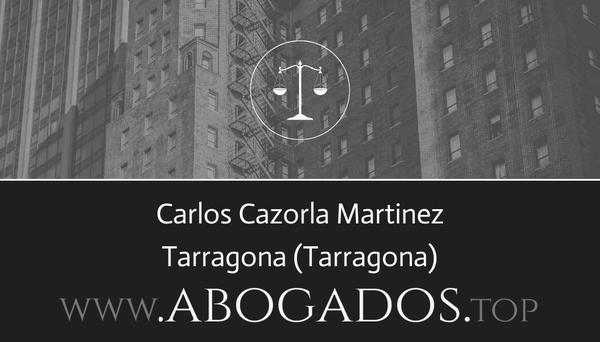 abogado Carlos Cazorla Martinez en Tarragona