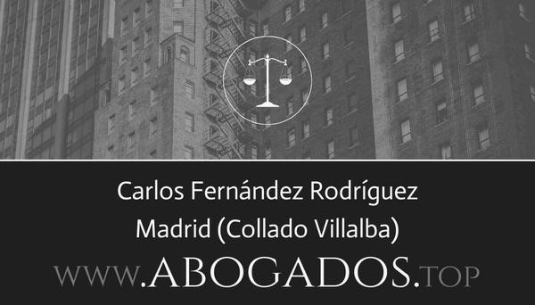 abogado Carlos Fernández Rodríguez en Collado Villalba