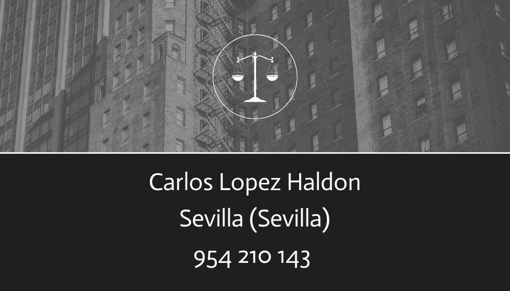 abogado Carlos Lopez Haldon en Sevilla