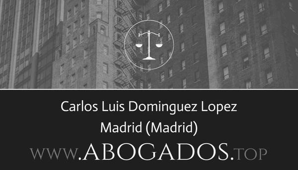 abogado Carlos Luis Dominguez Lopez en Madrid