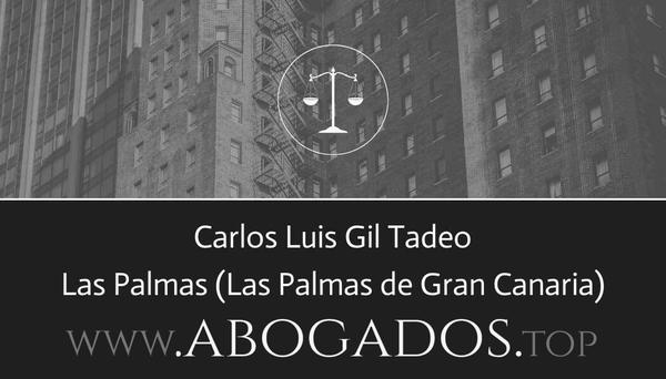 abogado Carlos Luis Gil Tadeo en Las Palmas de Gran Canaria