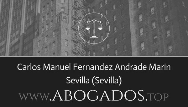 abogado Carlos Manuel Fernandez Andrade Marin en Sevilla