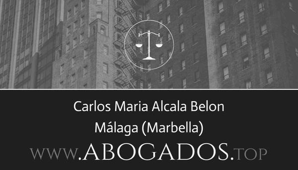 abogado Carlos Maria Alcala Belon en Marbella