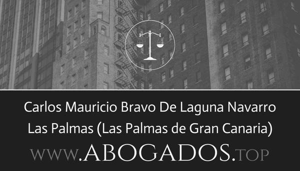 abogado Carlos Mauricio Bravo De Laguna Navarro en Las Palmas de Gran Canaria