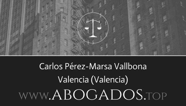 abogado Carlos Pérez-Marsa Vallbona en Valencia