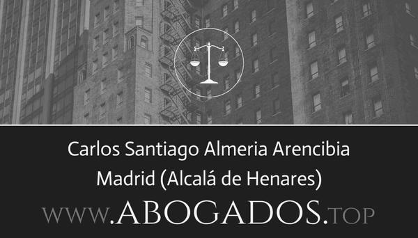 abogado Carlos Santiago Almeria Arencibia en Alcalá de Henares