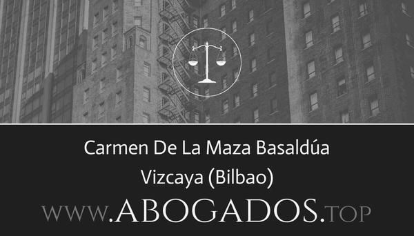 abogado Carmen De La Maza Basaldúa en Bilbao