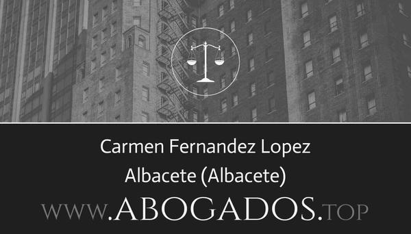 abogado Carmen Fernandez Lopez en Albacete