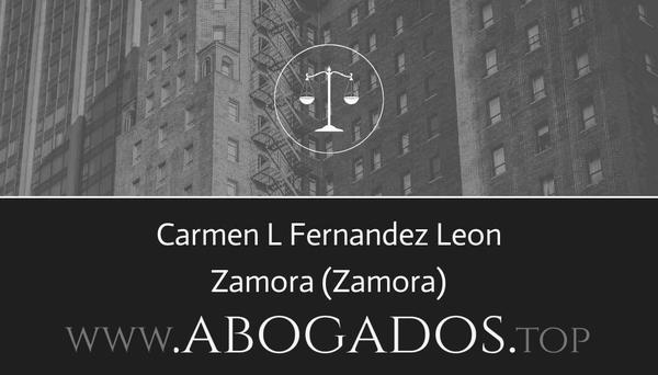 abogado Carmen L Fernandez Leon en Zamora