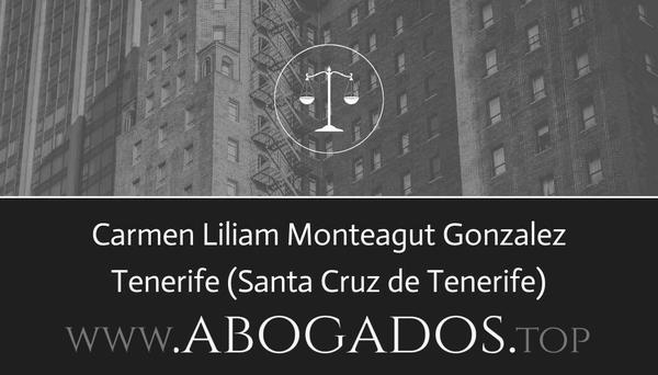 abogado Carmen Liliam Monteagut Gonzalez en Santa Cruz de Tenerife