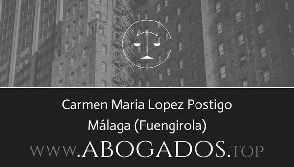 Carmen Maria Lopez Postigo