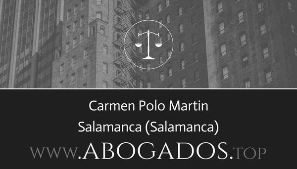 abogado Carmen Polo Martin en Salamanca