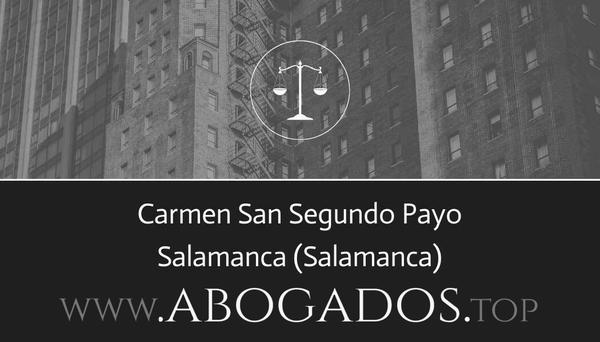 abogado Carmen San Segundo Payo en Salamanca