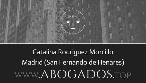 abogado Catalina Rodriguez Morcillo en San Fernando de Henares