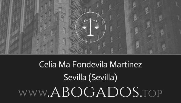 abogado Celia Ma Fondevila Martinez en Sevilla