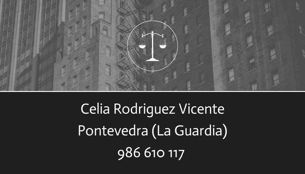 abogado Celia Rodriguez Vicente en La Guardia