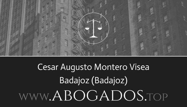 abogado Cesar Augusto Montero Visea en Badajoz