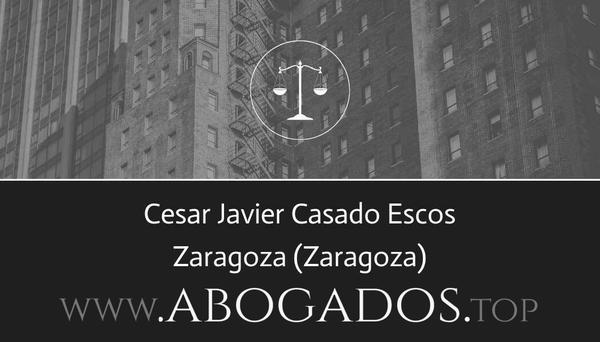 abogado Cesar Javier Casado Escos en Zaragoza