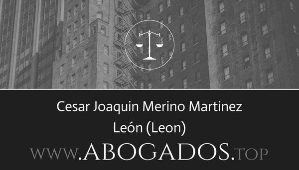 abogado Cesar Joaquin Merino Martinez en Leon