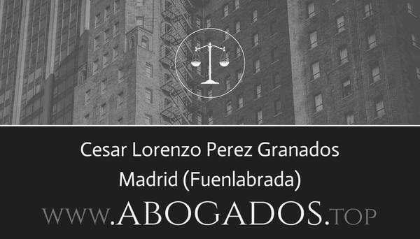 abogado Cesar Lorenzo Perez Granados en Fuenlabrada