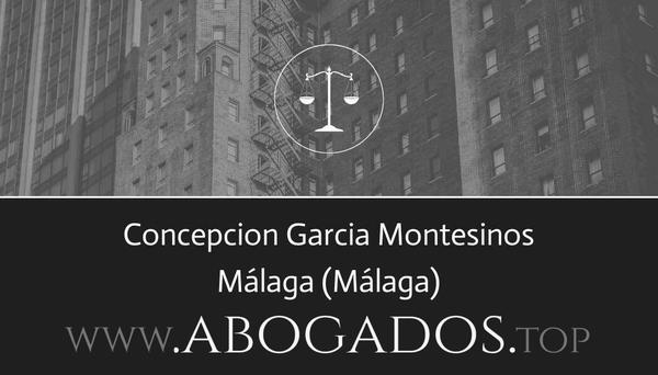 abogado Concepcion Garcia Montesinos en Málaga