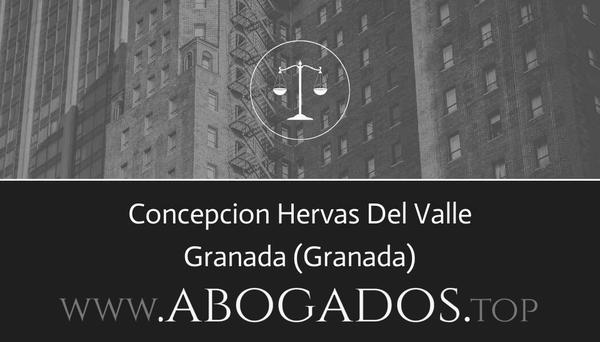 abogado Concepcion Hervas Del Valle en Granada