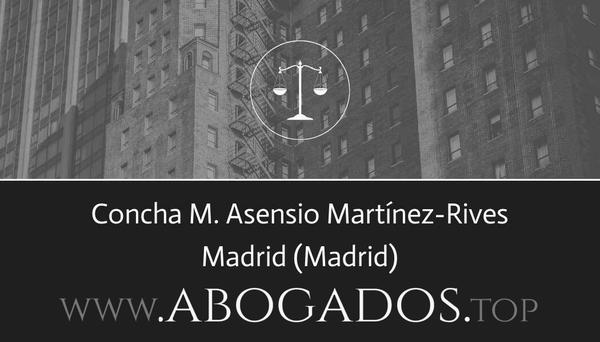 abogado Concha M Asensio Martínez-Rives en Madrid