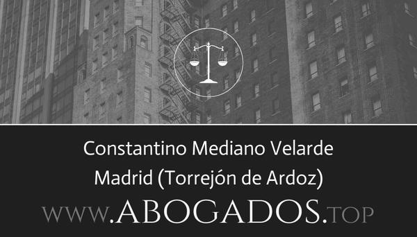 abogado Constantino Mediano Velarde en Torrejón de Ardoz