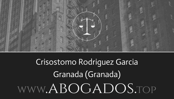 abogado Crisostomo Rodriguez Garcia en Granada