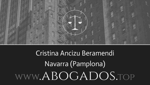 abogado Cristina Ancizu Beramendi en Pamplona