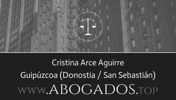 abogado Cristina Arce Aguirre en Donostia / San Sebastián