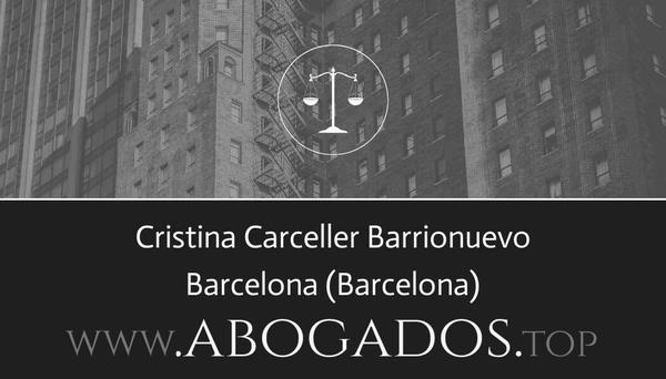 abogado Cristina Carceller Barrionuevo en Barcelona