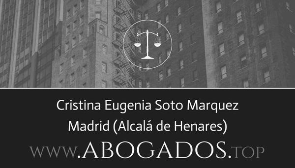 abogado Cristina Eugenia Soto Marquez en Alcalá de Henares