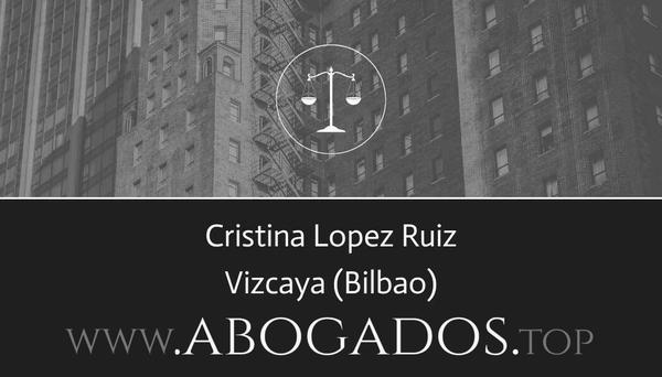 abogado Cristina Lopez Ruiz en Bilbao