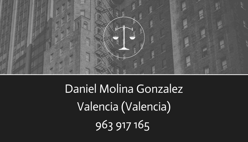 abogado Daniel Molina Gonzalez en Valencia