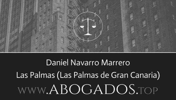 abogado Daniel Navarro Marrero en Las Palmas de Gran Canaria