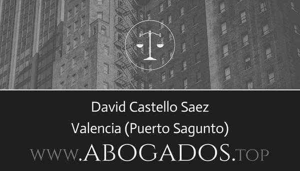 abogado David Castello Saez en Puerto Sagunto