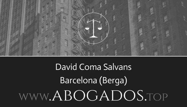 abogado David Coma Salvans en Berga