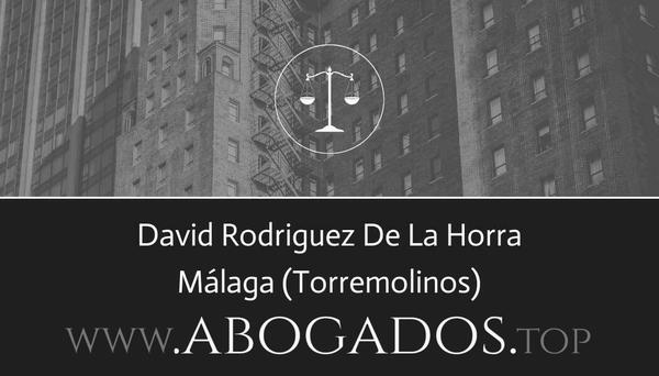 abogado David Rodriguez De La Horra en Torremolinos