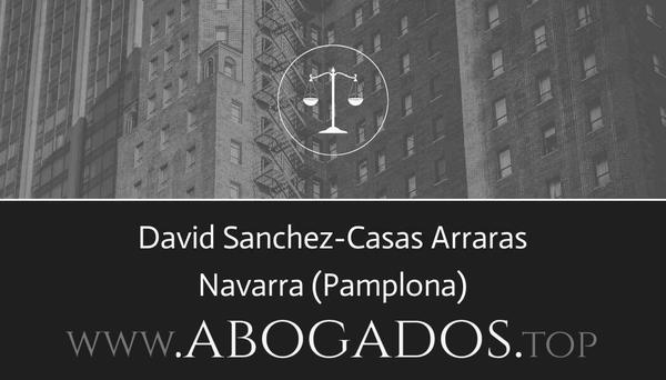 abogado David Sanchez-Casas Arraras en Pamplona