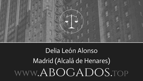 abogado Delia León Alonso en Alcalá de Henares